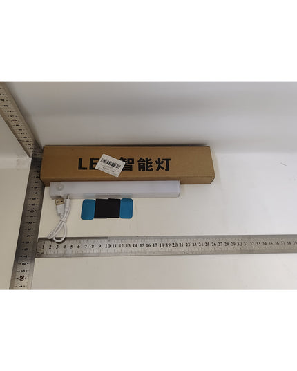 Lampa LED cu Senzor de Lumina si Miscare Intensitate Reglabila, Suport Magnetic, 34 LED-uri, 71.49lm , Acumulator 450mAh cu Reincarcare prin USB-C, pentru Bucatarie, Hol, Dressing, Garaj