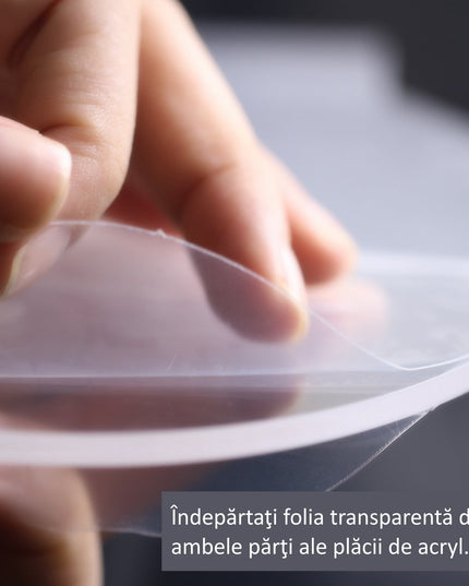 Lampa LED decorativa, 3D, Happy Birthday, cu USB si baterii, inaltime, din material acril, lumina multicolora si telecomanda inclusa