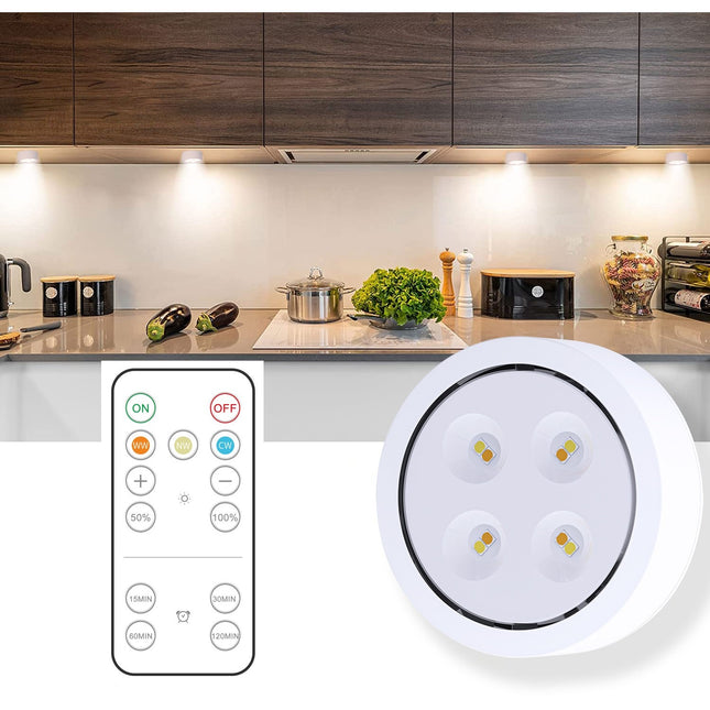 Lampa Led Fara Fir, cu Baterii, 3 Culori de Lumina, cu Telecomanda, din Plastic