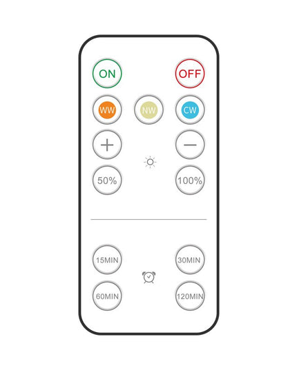 Lampa Led Fara Fir, cu Baterii, 3 Culori de Lumina, cu Telecomanda, din Plastic