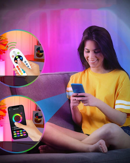 Lampa LED tip Proiector cu 16 culori, Rotire 360 de Grade, Incarcare USB, cu Telecomanda, Intrerupator, pentru Podea, Tavan, Perete