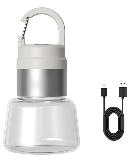 Lampa Portabila, de Voiaj/Camping, Incarcare USB, IPX5, LED RGB, din ABS, 300 mAh