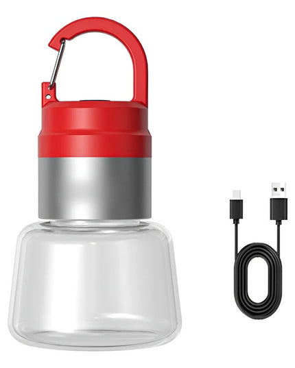 Lampa Portabila, de Voiaj/Camping, Incarcare USB, IPX5, LED RGB, din ABS, 300 mAh