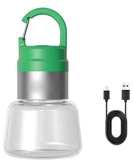 Lampa Portabila, de Voiaj/Camping, Incarcare USB, IPX5, LED RGB, din ABS, 300 mAh