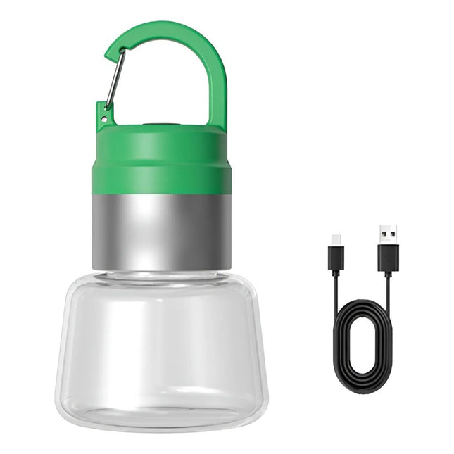 Lampa Portabila, de Voiaj/Camping, Incarcare USB, IPX5, LED RGB, din ABS, 300 mAh, 10 x 5.5 x 5.5 cm