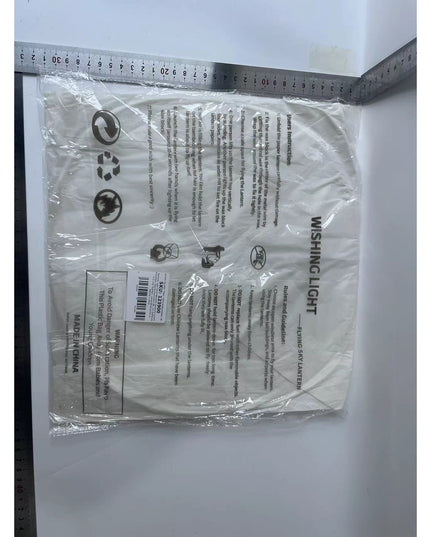 Lampion zburator, hartie biodegradabila