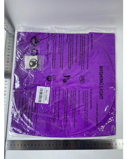 Lampion zburator, hartie biodegradabila