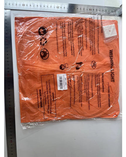 Lampion zburator, hartie biodegradabila