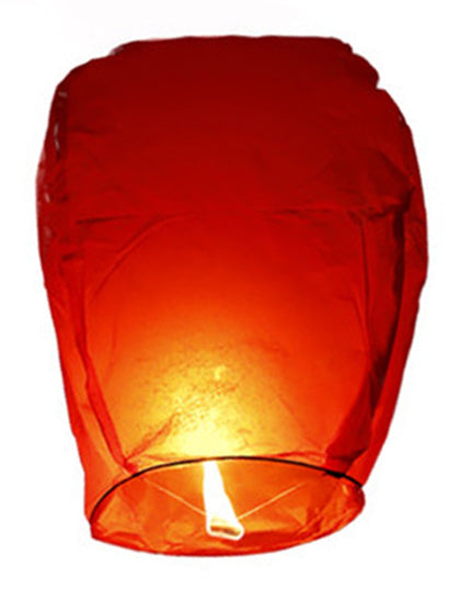 Lampion zburator, hartie biodegradabila