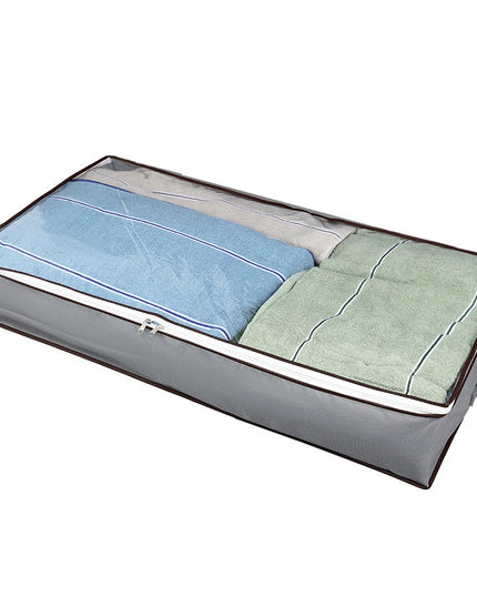 Husa de Depozitare, Intrebuintare Multipla, Pliabila, cu Fermoar Bidirectional si Fereastra Deasupra Transparenta, Manere Laterale, Lavabila