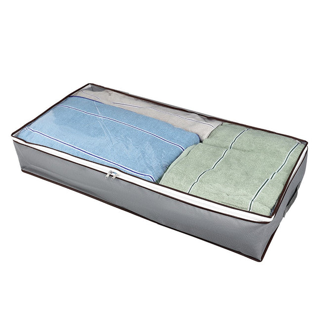 Husa de Depozitare, Intrebuintare Multipla, Pliabila, cu Fermoar Bidirectional si Fereastra Deasupra Transparenta, Manere Laterale, Lavabila