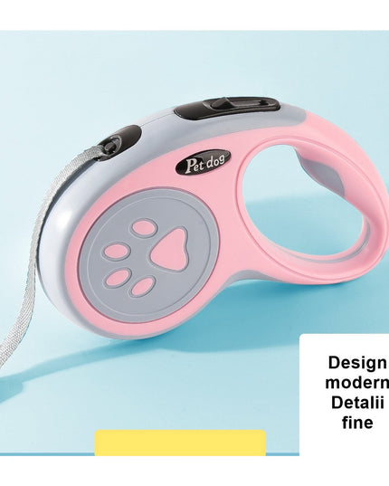 Lesa Automata Retractabila, pentru Caini,20 kg, ABS/Nylon