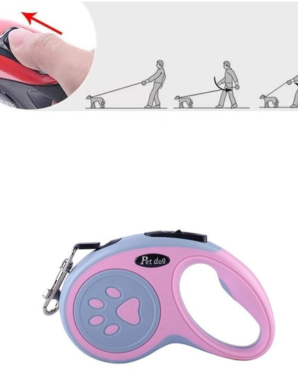 Lesa Automata Retractabila, pentru Caini,20 kg, ABS/Nylon