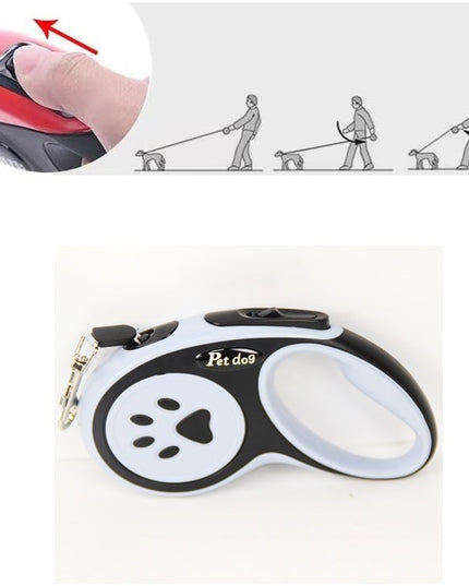 Lesa Automata Retractabila, pentru Caini,20 kg, ABS