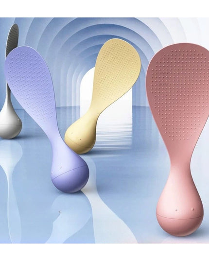 Lingura de Orez Termorezistenta cu Baza Antialunecare, Alba, Ideala pentru Preparare si Servire