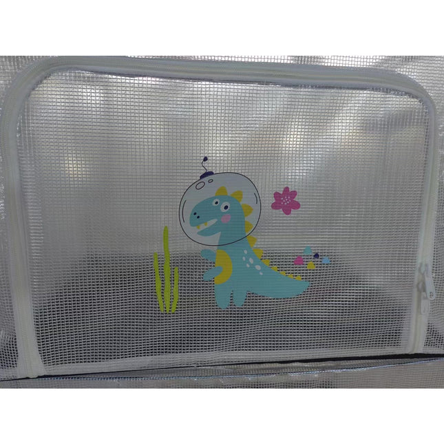 de Depozitare, pentru Camera Copiilor, 100L, din PVC, Model Dinozaur