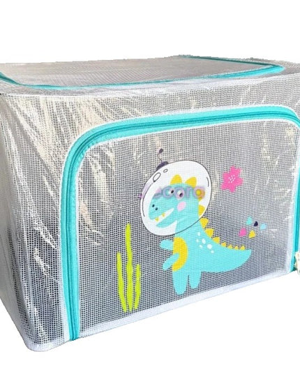 de Depozitare, pentru Camera Copiilor, 100L, din PVC, Model Dinozaur