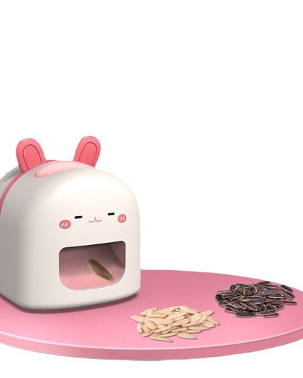 Mașină de Decojit Semințe, Mini Deschizător, Model Iepuras, Incarcare USB