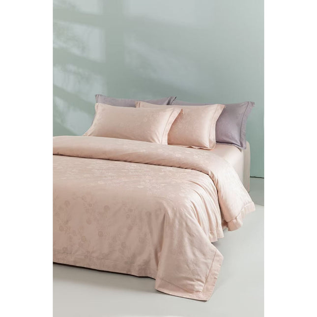 4 piese lenjerie de pat din bumbac satinat long-staple, jacquard, premium