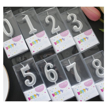 Lumanare de Tort, Model Cifra 8, Party, 4.5 x 2.5 cm, din Parafina
