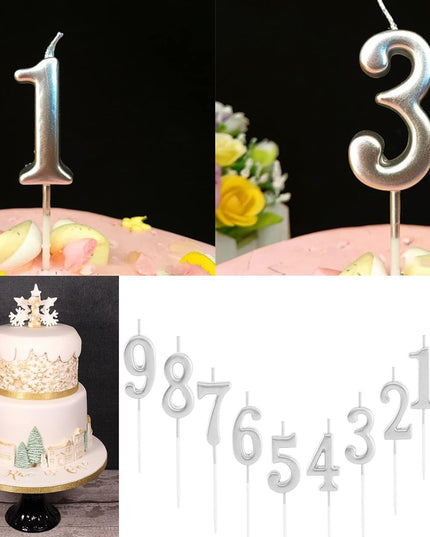 Lumanare de Tort, Model Cifra 6, Party, 4.5 x 2.5 cm, din Parafina