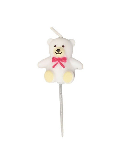 Lumanare de Tort, Model Ursulet, Party, 8 x 3.2 cm