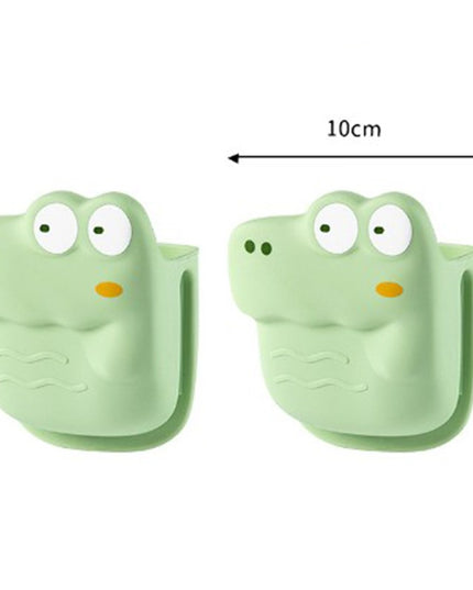 Manusa din Silicon pentru Cuptor, Anti-Alunecare, pentru Capace, Oale, Tigai, de Uz Casnic, Rezistent la Temperaturi Inalte, Model Animat