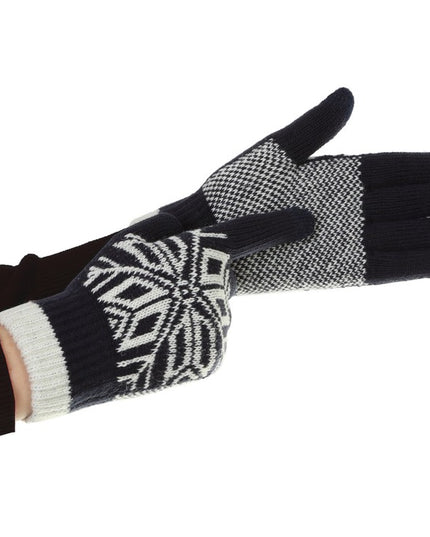 Manusi de Barbat, Model Fulg, Functie Touchscreen (ecran tactil), Material Acril Tricotat, Manseta Elastica, Interior Catifelat, Marime Universala