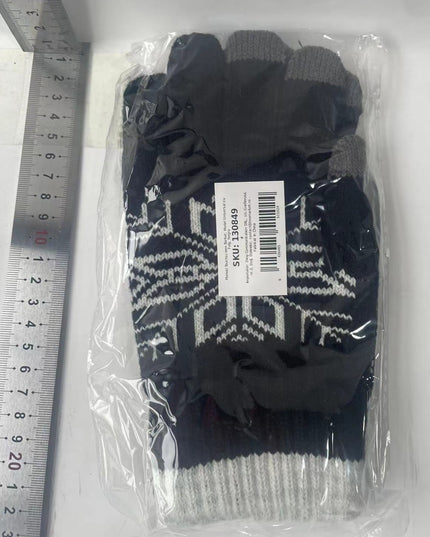 Manusi de Barbat, Model Fulg, Functie Touchscreen (ecran tactil), Material Acril Tricotat, Manseta Elastica, Interior Catifelat, Marime Universala