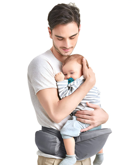 Marsupiu Ergonomic 3in1, pentru Bebelusi si Copii, 0-36 Luni, Bretele Reglabile pentru Umar si Sold, Inchidere Catarama