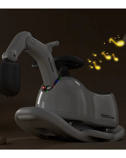 Masina 1, 1-3 Ani, Tip Excavator/Balansoar/Masina Yo Yo, din Plastic, 4 Roti Silentioase