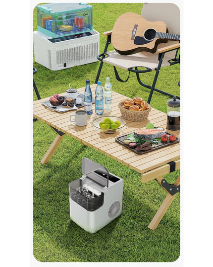 Masina de Facut Gheata, din ABS, 12 kg/24h, Capacitate 500 g, 2 Marimi, Portabil,Automata