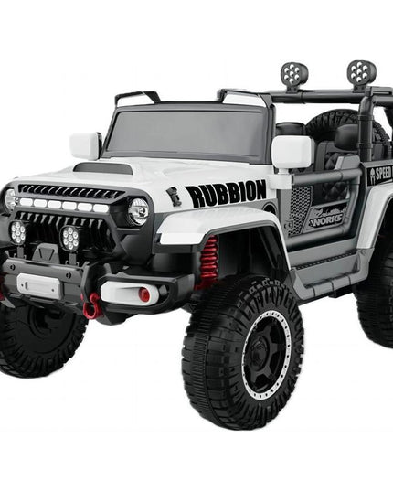 Masina Electrica pentru Copii, Off-Road, Conectare Bluetooth, telecomanda, Tractiune Spate, Lumina Intermitenta, Baterie 12V 7Ah, 120 x 63 x 68cm