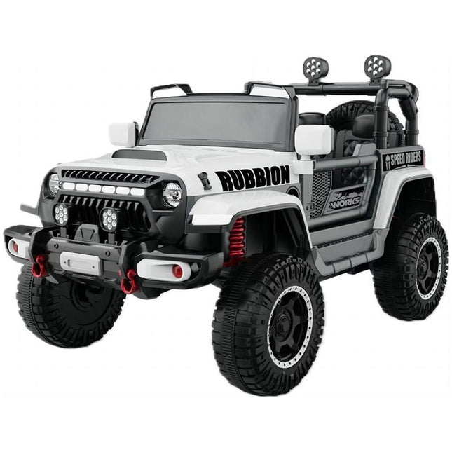 Masina Electrica pentru Copii, Off-Road, Conectare Bluetooth, telecomanda, Tractiune Spate, Lumina Intermitenta, Baterie 12V 7Ah, 120 x 63 x 68cm