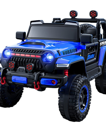 Masina Electrica pentru Copii, Off-Road, Conectare Bluetooth, telecomanda, Tractiune Spate, Lumina Intermitenta, Baterie 12V 7Ah, 120 x 63 x