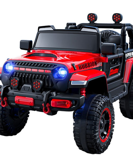Masina Electrica pentru Copii, Off-Road, Conectare Bluetooth, telecomanda, Tractiune Spate, Lumina Intermitenta, Baterie 12V 7Ah, 120 x 63 x 68cm