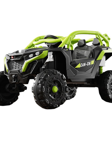 Masina Electrica pentru Copii, Tip Buggy/UTV Off-Road Dual Drive, Conectare Bluetooth, Telecomanda, Lumina Intermitenta si Muzica, Baterie 380*2, 6V 7Ah, 97 x 62 x 58 cm