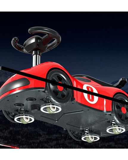 Masina pentru Copii, 1-3 ani, Impingere, Bluetooth, Muzica, din ABS, 4 Roti, Inaltime Sezut