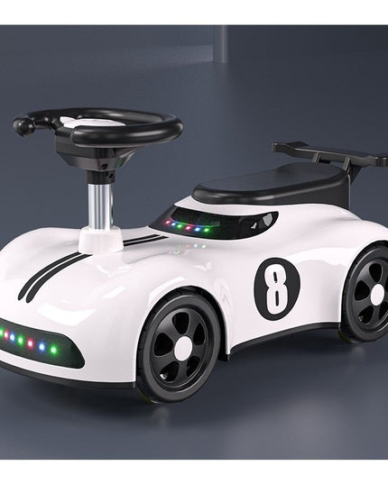 Masina pentru Copii, 1-3 ani, Impingere, Bluetooth, Muzica, din ABS, 4 Roti, Inaltime Sezut