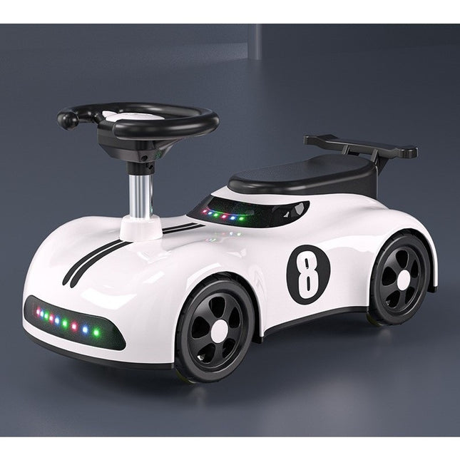 Masina pentru Copii, 1-3 ani, Impingere, Bluetooth, Muzica, din ABS, 4 Roti, Inaltime Sezut