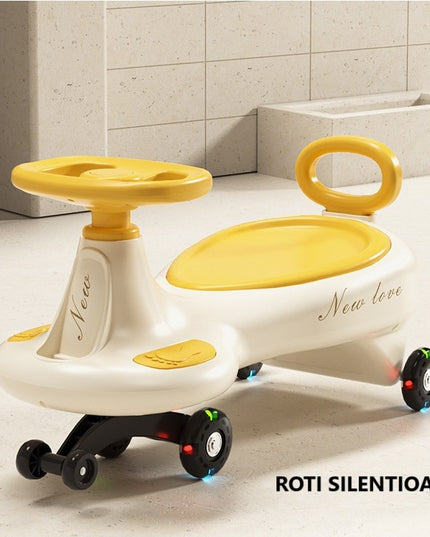 Masinuta, 1-8 Ani, Rotire 360 Grade, Anti-rasturnare, Roti Silentioase, Impingere, Bluetooth