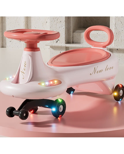 Masinuta, 1-8 Ani, Rotire 360 Grade, Anti-rasturnare, Roti Silentioase, Impingere