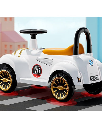 Masinuta Electrica Model de Epoca, cu Acumulator, Sistem Anti-Rasturnare, Sistem de Lumini si Sunet, 1-5 Ani