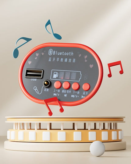 Masinuta Electrica, pe 4 Roti, cu Telecomanda si Maner Detasabil, Cos de Depozitare, Lumini Led si Muzica, +1 an, Greutate Portanta 40 kg