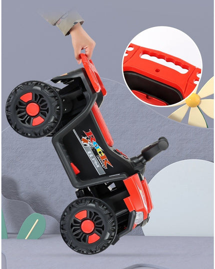 Masinuta Electrica pe 4 Roti, Tip ATV, cu Acumulator, Sistem Anti-Rasturnare, Sistem de Lumini si Sunet, 2-5 Ani