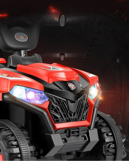 Masinuta Electrica pe 4 Roti, Tip ATV, cu Acumulator, Sistem Anti-Rasturnare, Sistem de Lumini si Sunet, 2-5 Ani