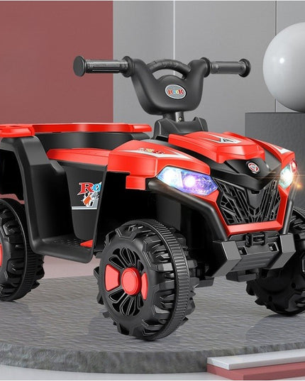 Masinuta Electrica pe 4 Roti, Tip ATV, cu Acumulator, Sistem Anti-Rasturnare, Sistem de Lumini si Sunet, 2-5 Ani