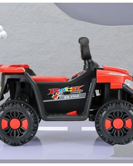 Masinuta Electrica pe 4 Roti, Tip ATV, cu Acumulator, Sistem Anti-Rasturnare, Sistem de Lumini si Sunet, 2-5 Ani