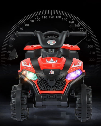 Masinuta Electrica pe 4 Roti, Tip ATV, cu Acumulator, Sistem Anti-Rasturnare, Sistem de Lumini si Sunet, 2-5 Ani