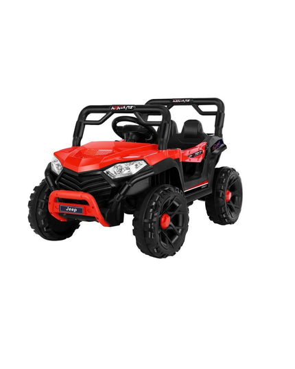 Masinuta Electrica pe 4 Roti, Tip Jeep, 2 Usi,cu Acumulator, Sistem Anti-Rasturnare, Sistem de Lumini si Sunet, 2-8 Ani, 100 x 61 x 62 cm